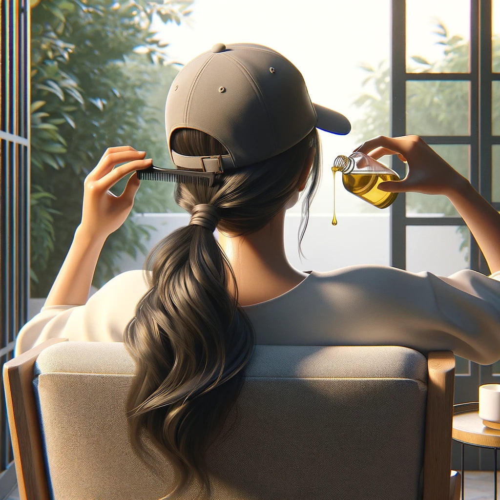 Dad Hats + Hair Oiling