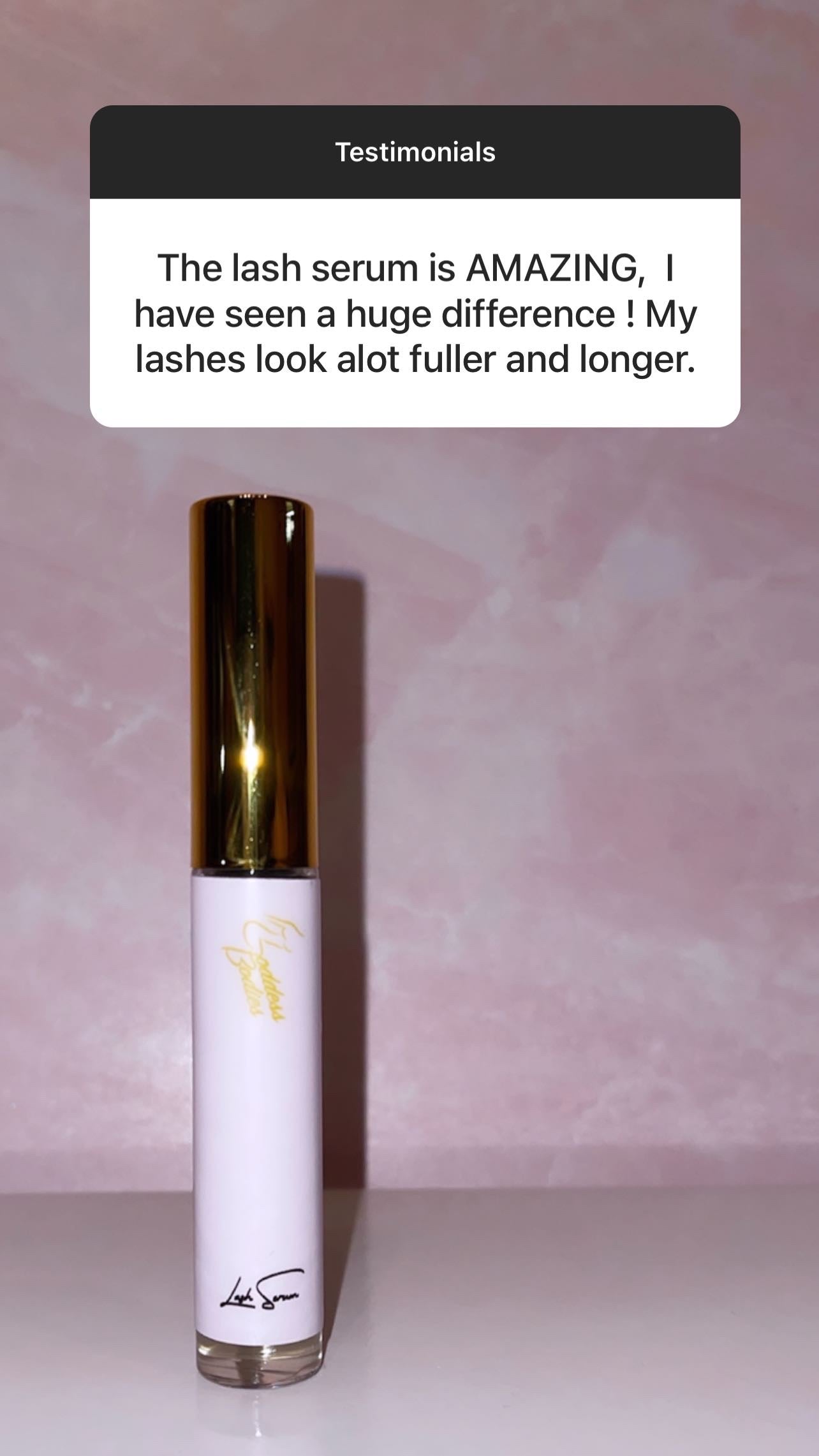 Organic eyelash growth serum 