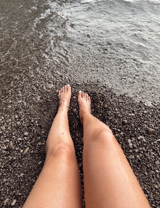 Your Clean Girl Essentials: Why Sitting on Rocks by the Beach is So Good for You