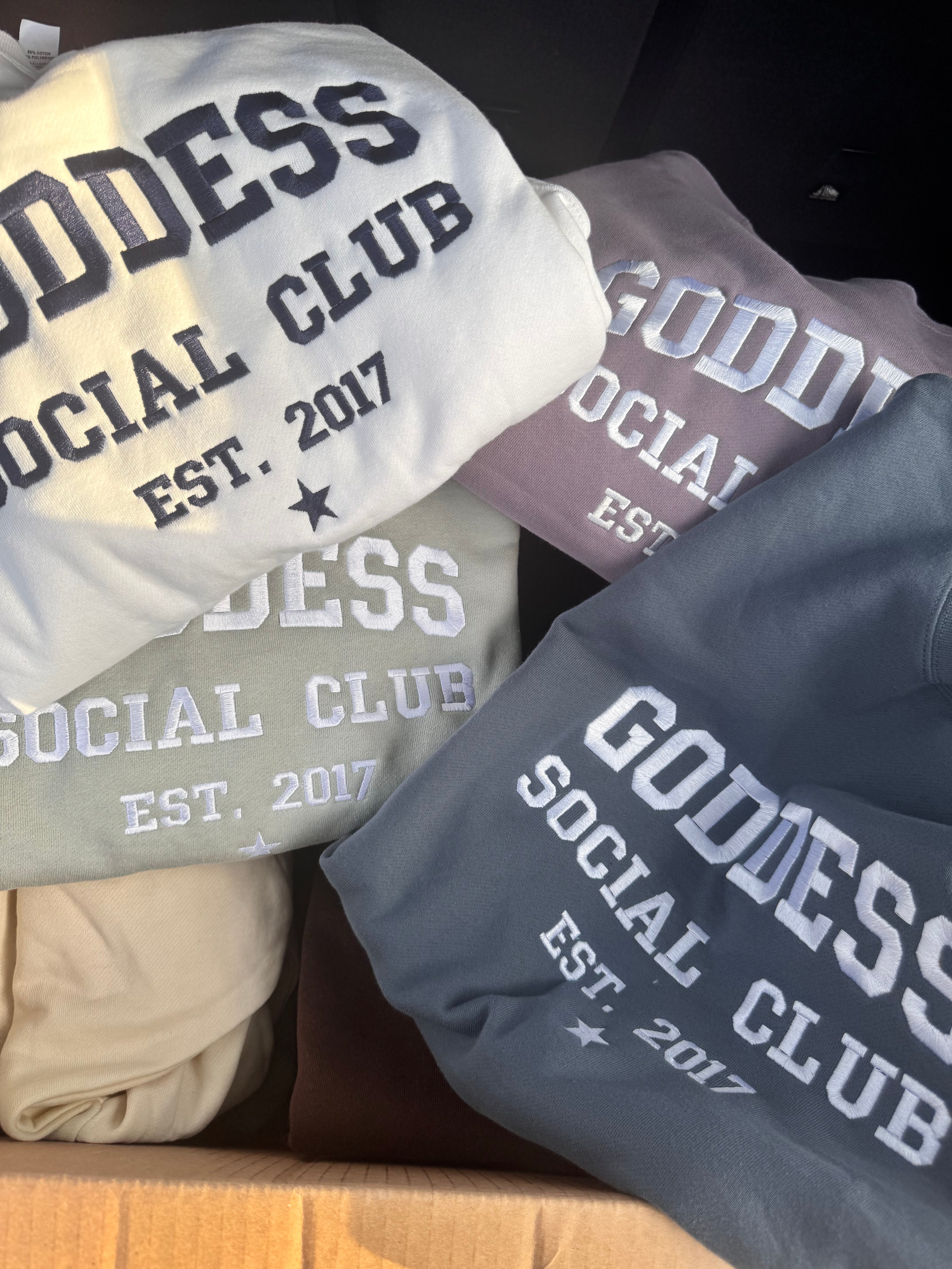 Goddess Social Club Crewnecks